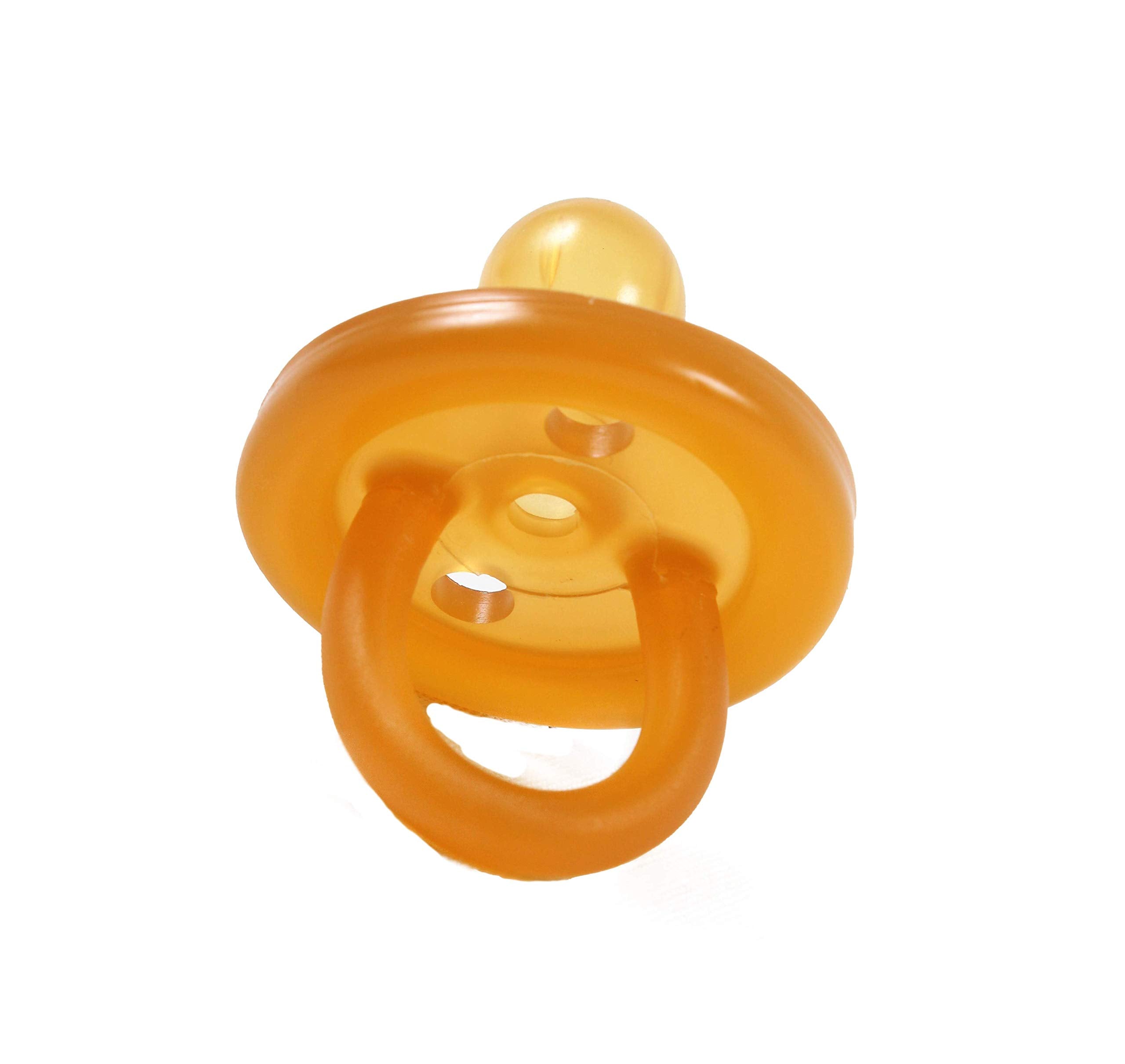 Sweetie rubber pacifier 0-6 month size fits early soothing moments on the go.