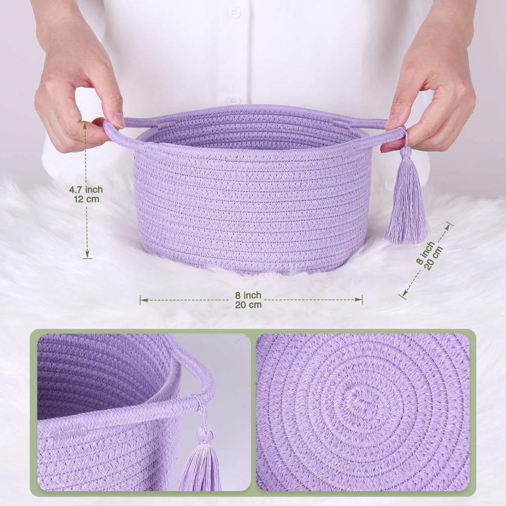 SweetMemo dense-weave basket upright durable catch-all for desk items.