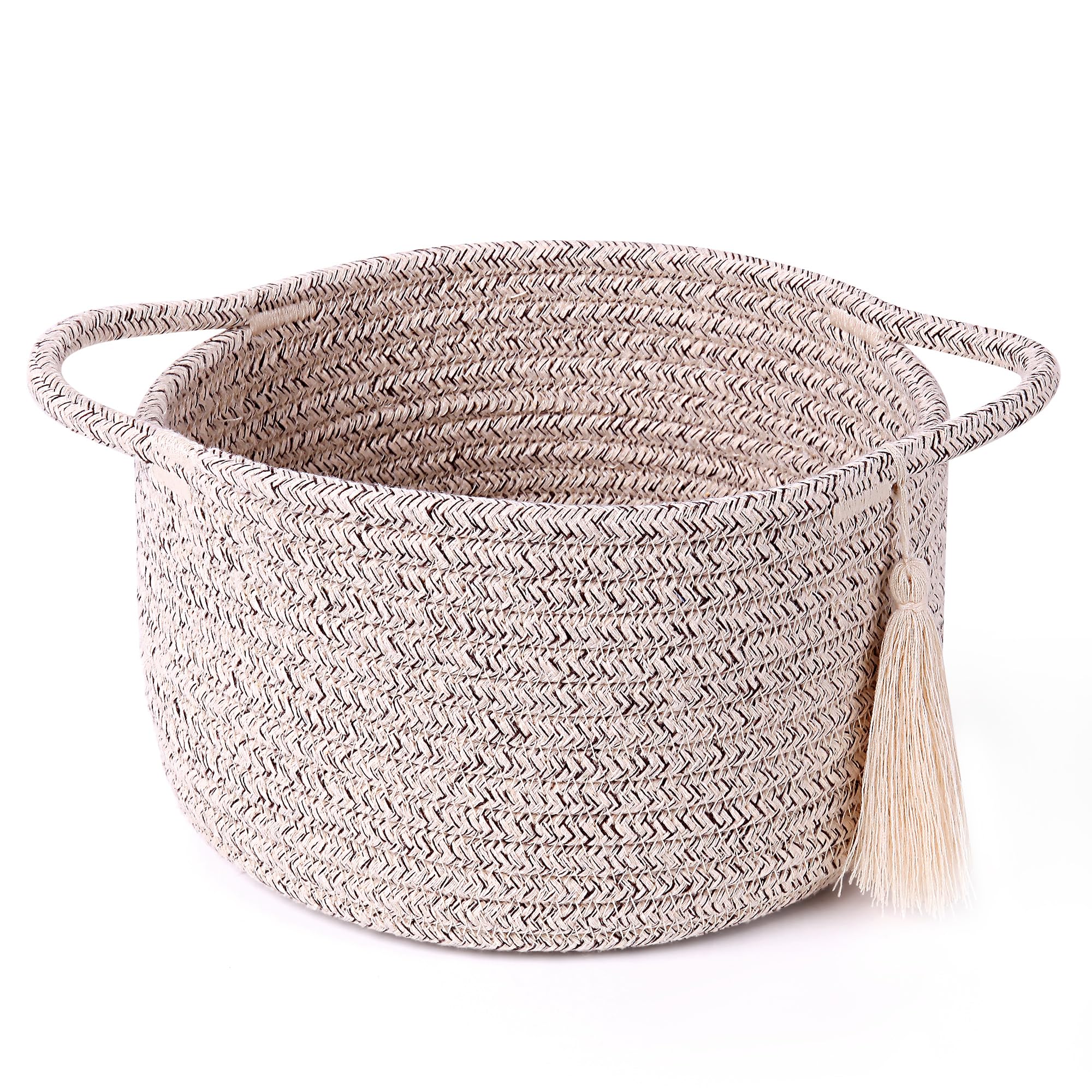 SweetMemo dense weave mini basket with sturdy upright silhouette.