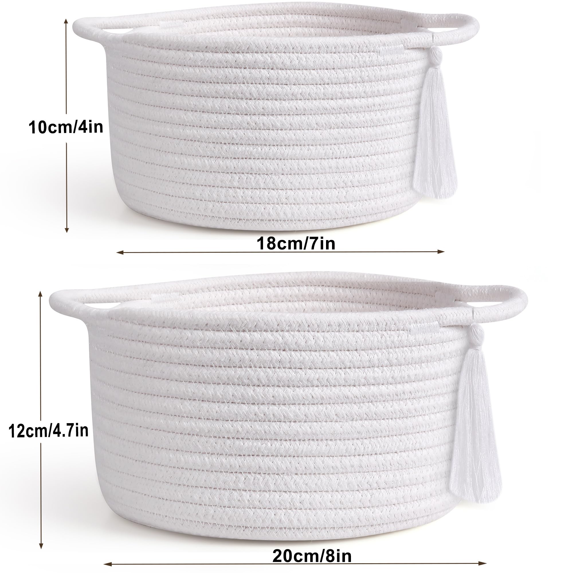 SweetMemo empty gift basket 7x4 proves compact, tidy storage on desks or nightstands.
