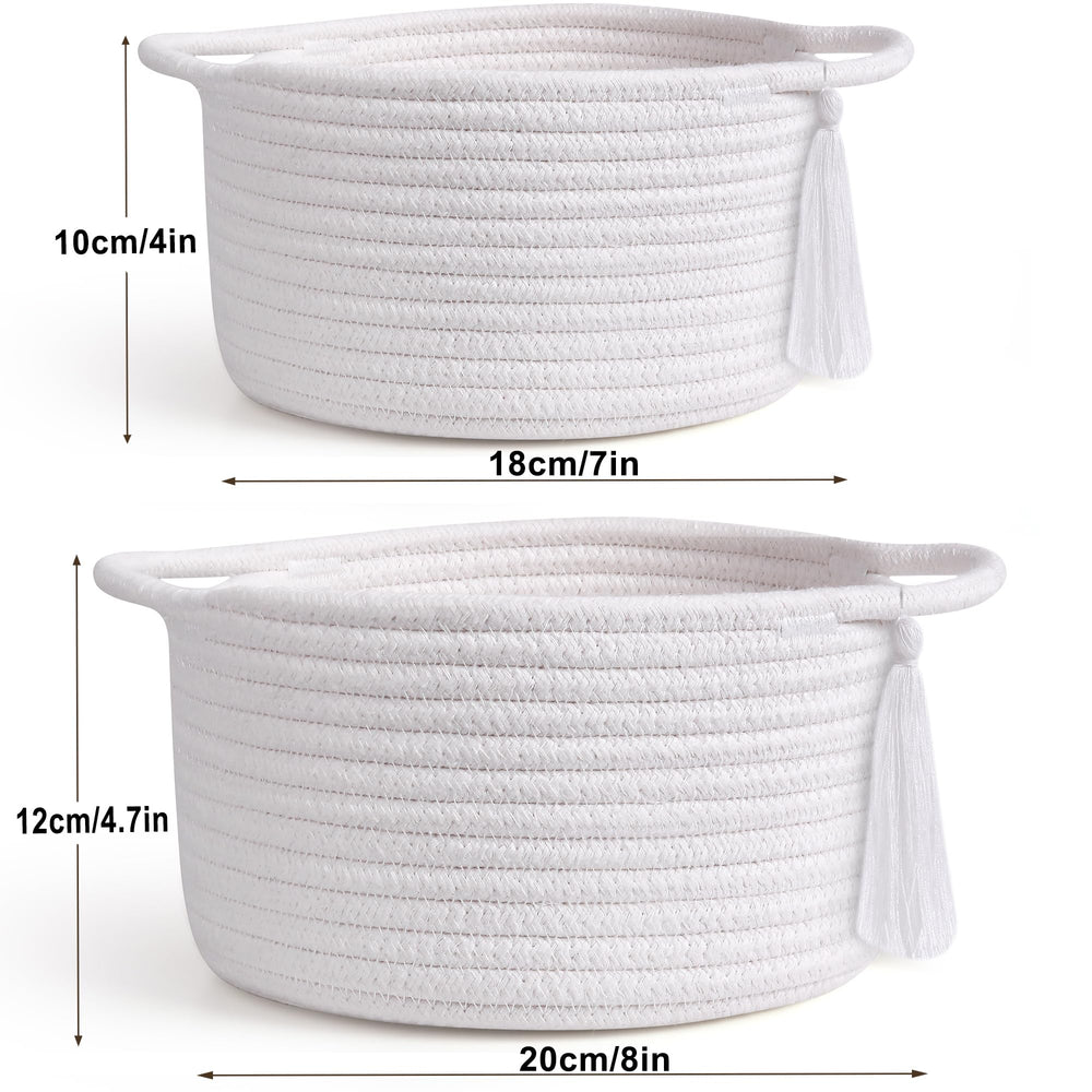 SweetMemo empty gift basket 7x4 proves compact, tidy storage on desks or nightstands.