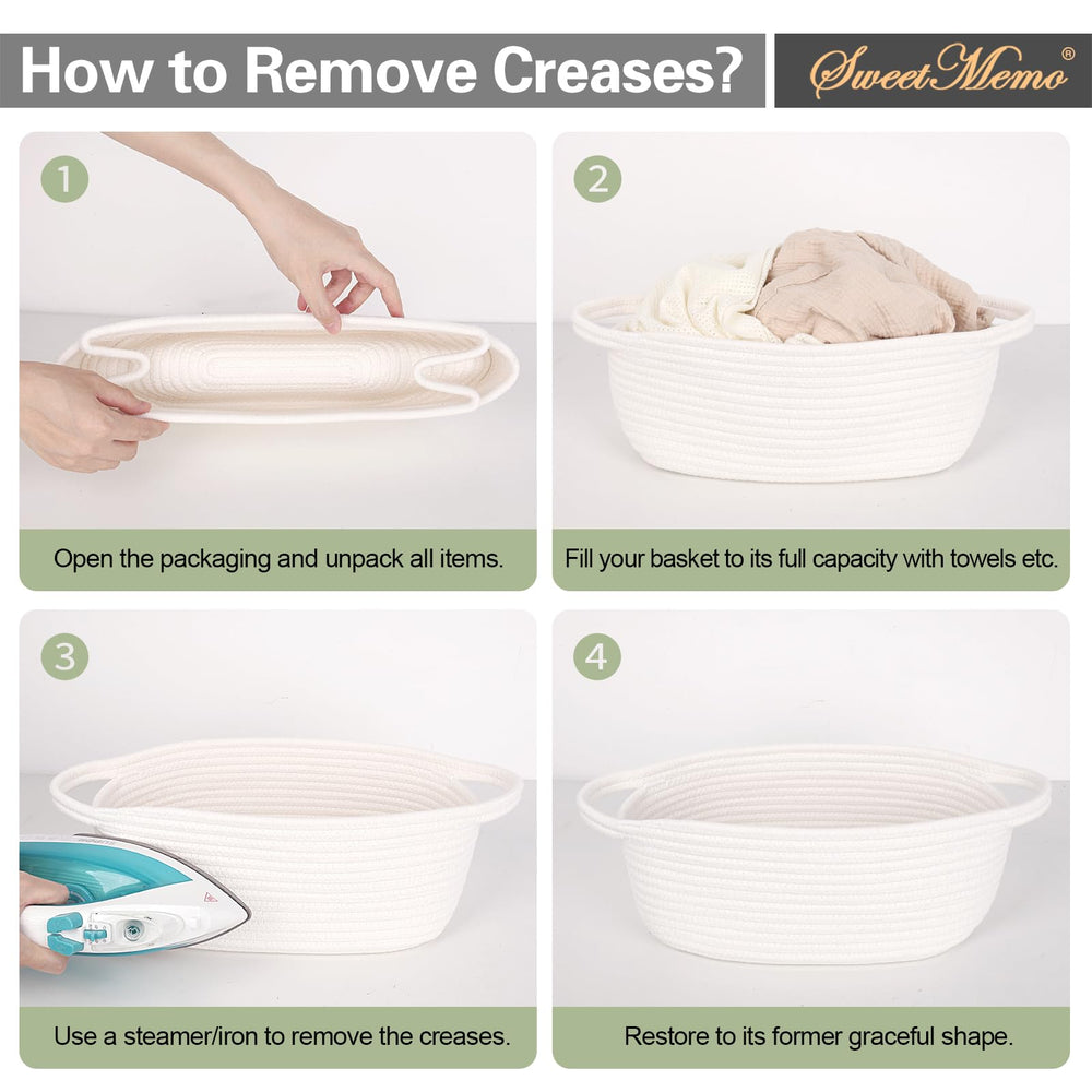 SweetMemo machine washable basket simplifies cleaning and reuse