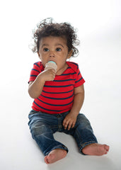 SweeTooth teether close-up emphasizes freezer-safe comfort for sore gums