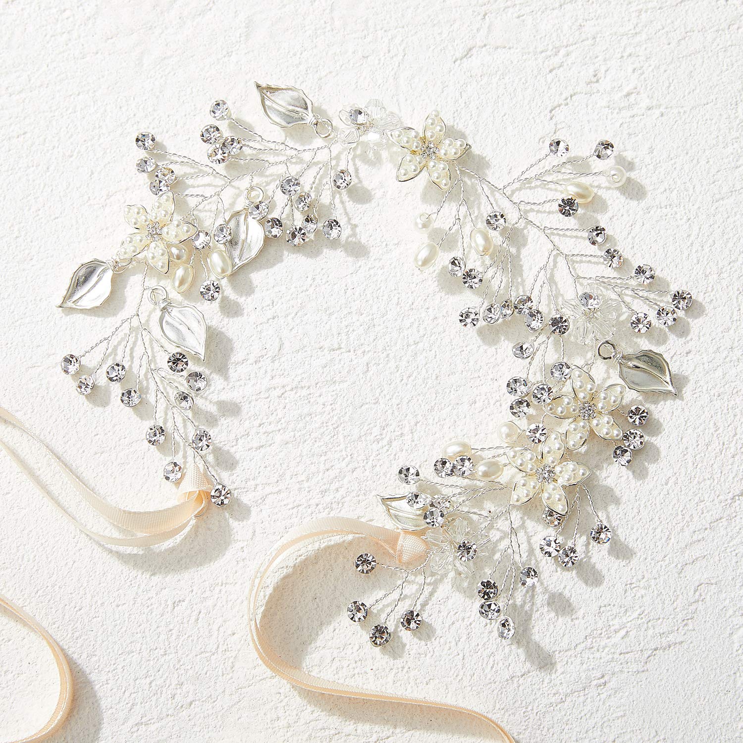 SWEETV headband worn across forehead or above a bun for flexible looks.
