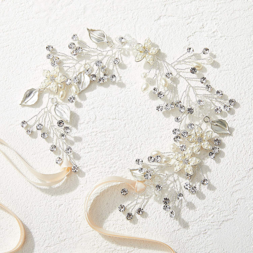 SWEETV headband worn across forehead or above a bun for flexible looks.