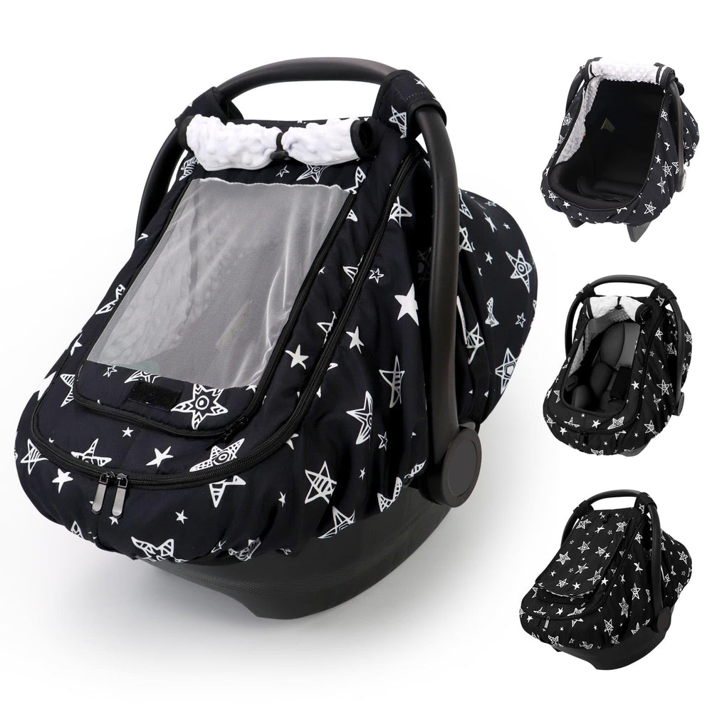 Sweetwavet car seat cover mesh-closure mode for airflow and interaction.