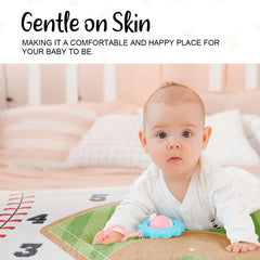 Sweety Baby Baseball Blanket presents a gift-ready, keepsake for showers.