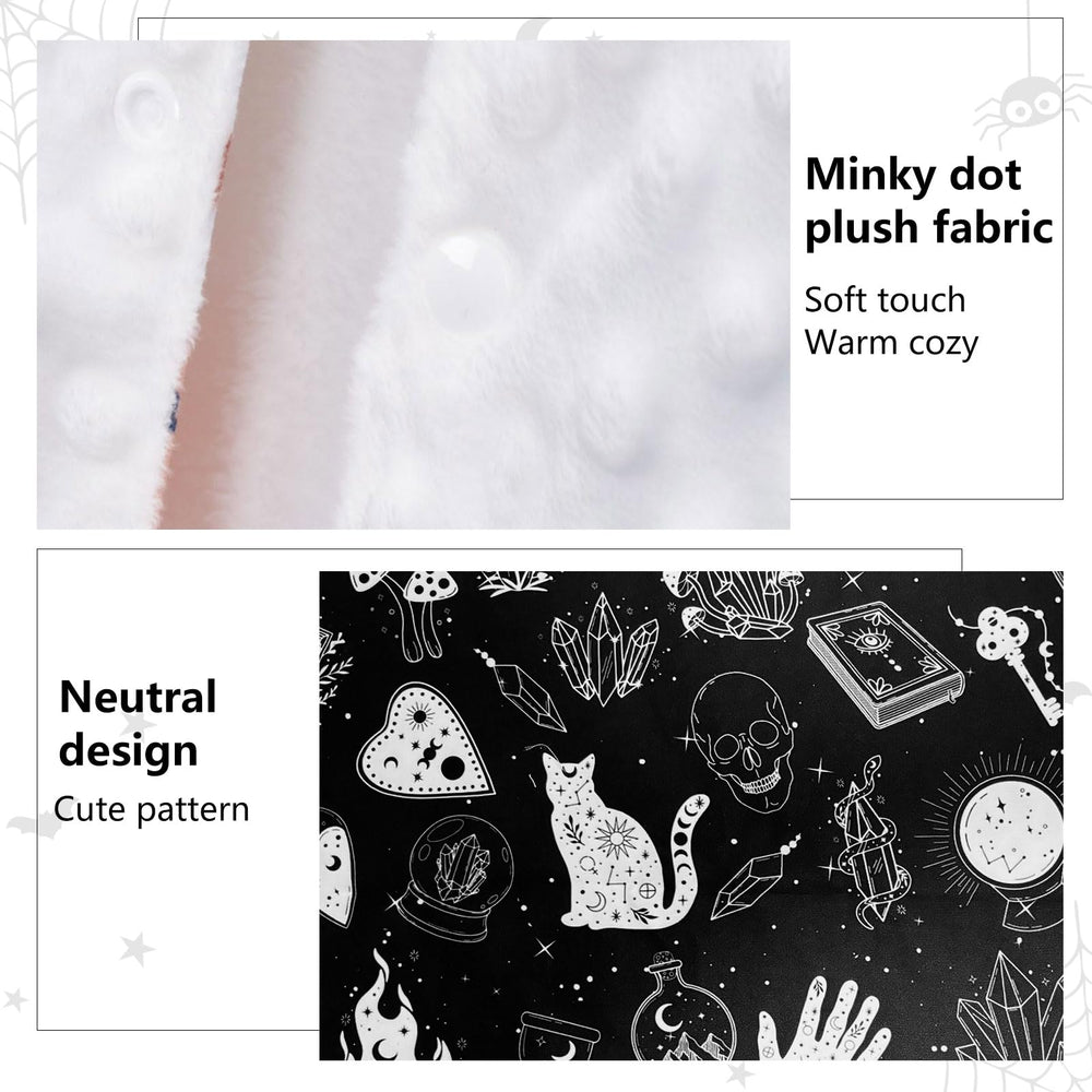 Sweety Baby Goth carseat cover plush interior helps soothe rides.