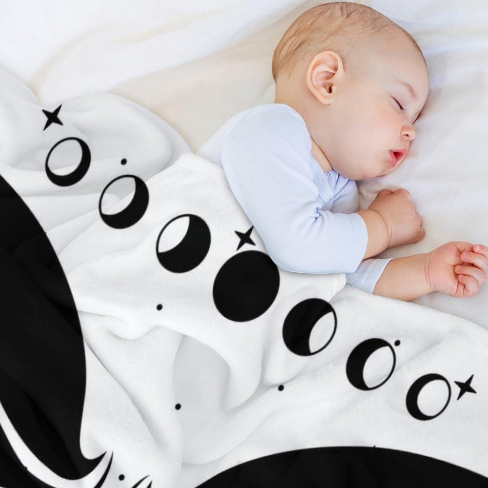 Sweety Baby Gothic Bat Monthly Blanket gift idea for expecting parents and baby celebrations