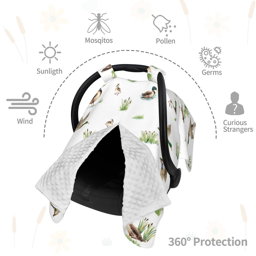 Sweety Baby Mallard Duck folded design for easy storage in diaper bag.