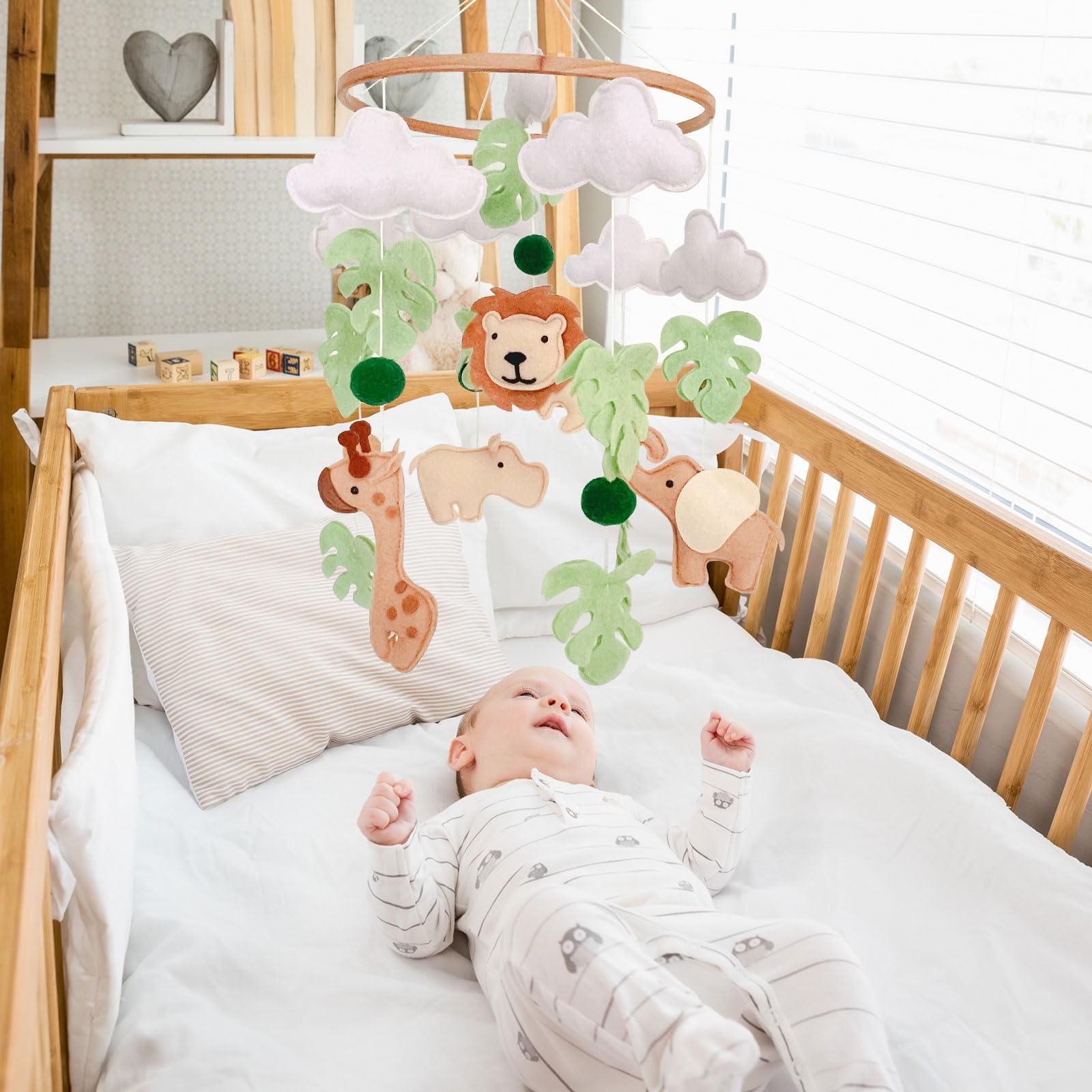 Sweety Baby Safari Mobile nursery design with timeless safari charm
