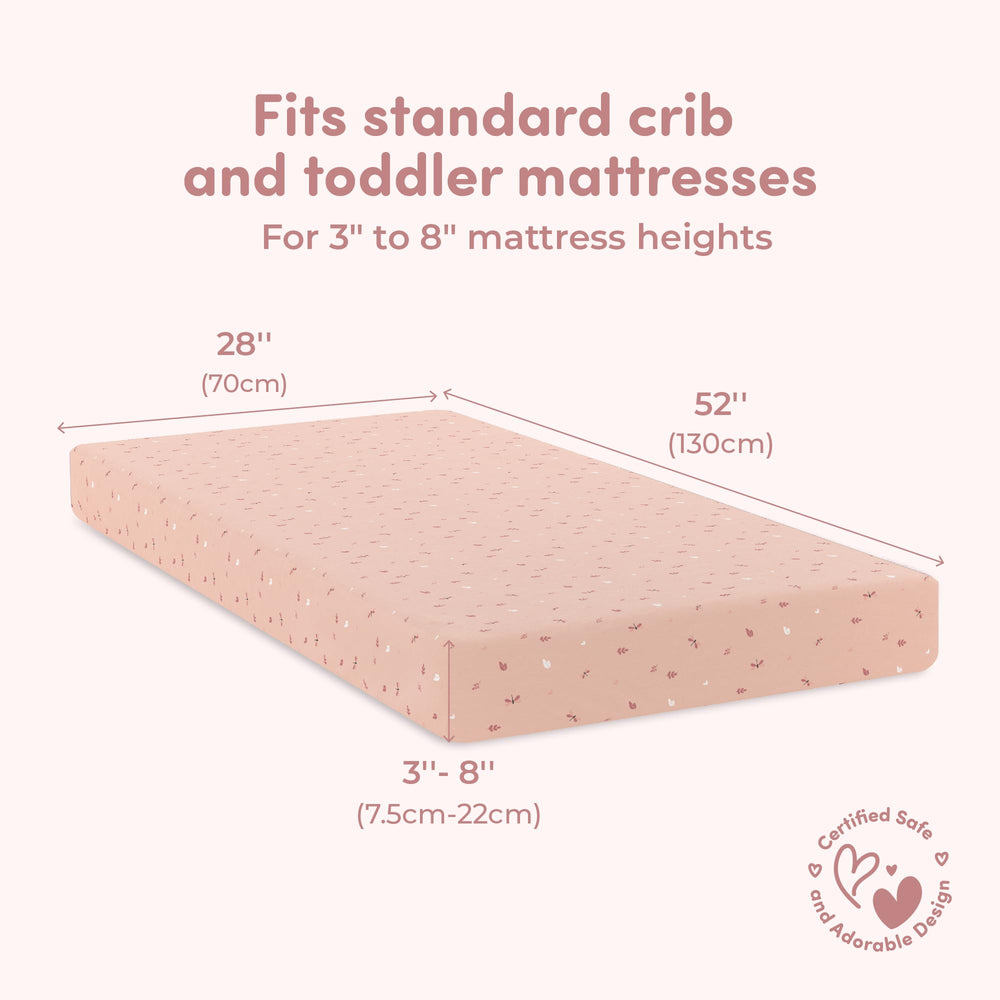 Sweety Fox jersey cotton softness closeup highlights breathable, gentle texture for baby skin.