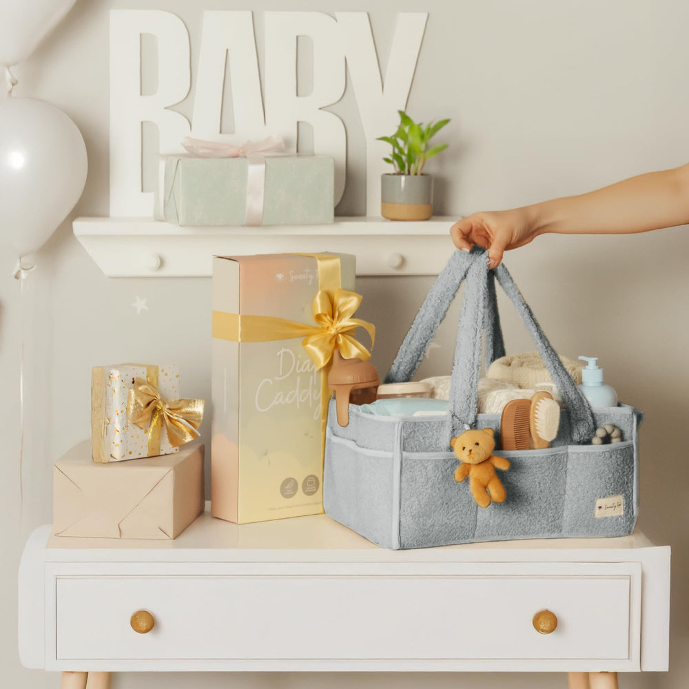 Sweety Fox multi-use cleaning caddy doubles as stylish household organizer.