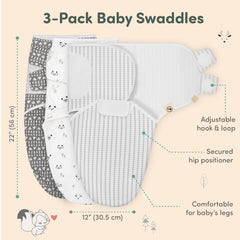 Sweety Fox organic cotton swaddle closeup highlights skin-friendly fabric.