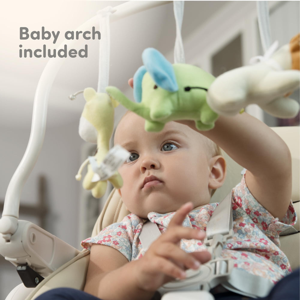 Sweety Fox safety certified high chair ready for mealtime with confidence.