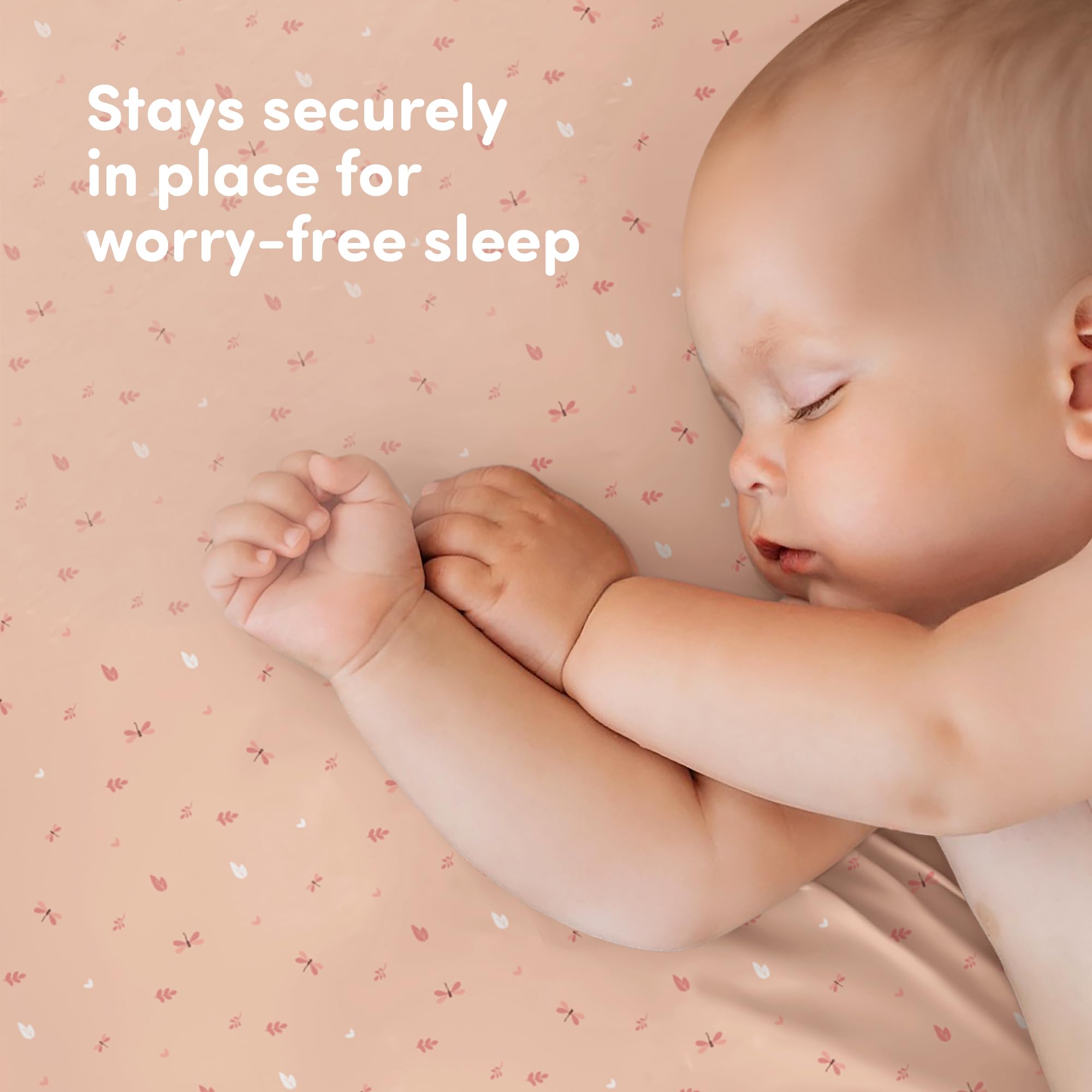 Sweety Fox unisex neutral nursery design closeup pairs with any theme.