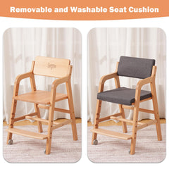Swegrow adjustable backrest two-position setup supports growing children