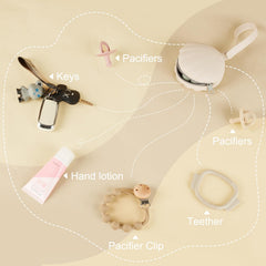 Swelive pacifier case sealed design blocks dust and moisture during outings