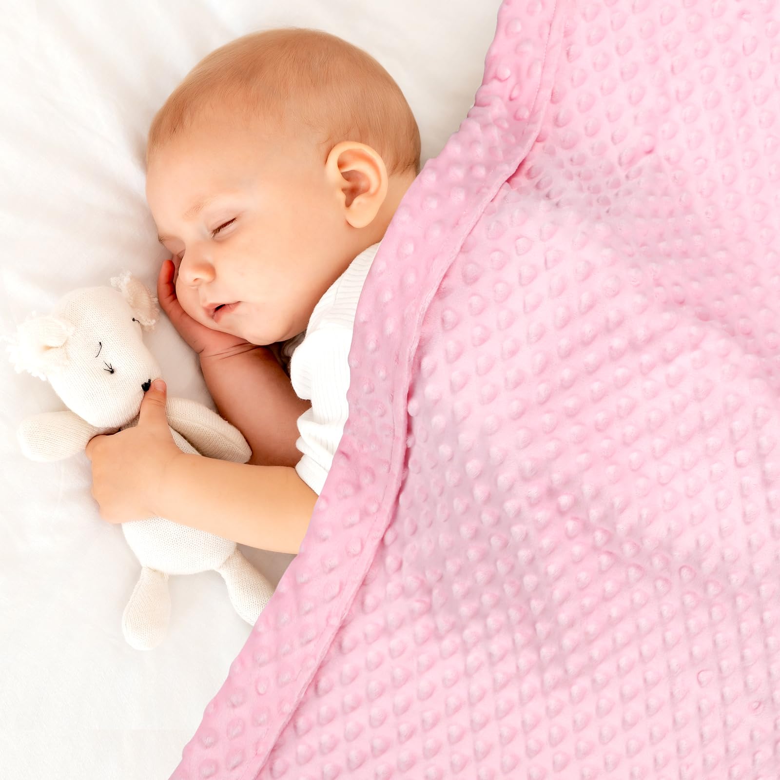 SWESEN 30x40 crib blanket size for crib, stroller, and carseat use