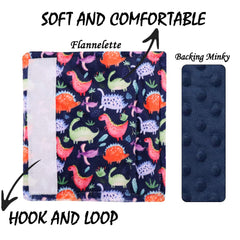 SWESEN Dinosaur belt cover side view highlights soft fabric texture and padding