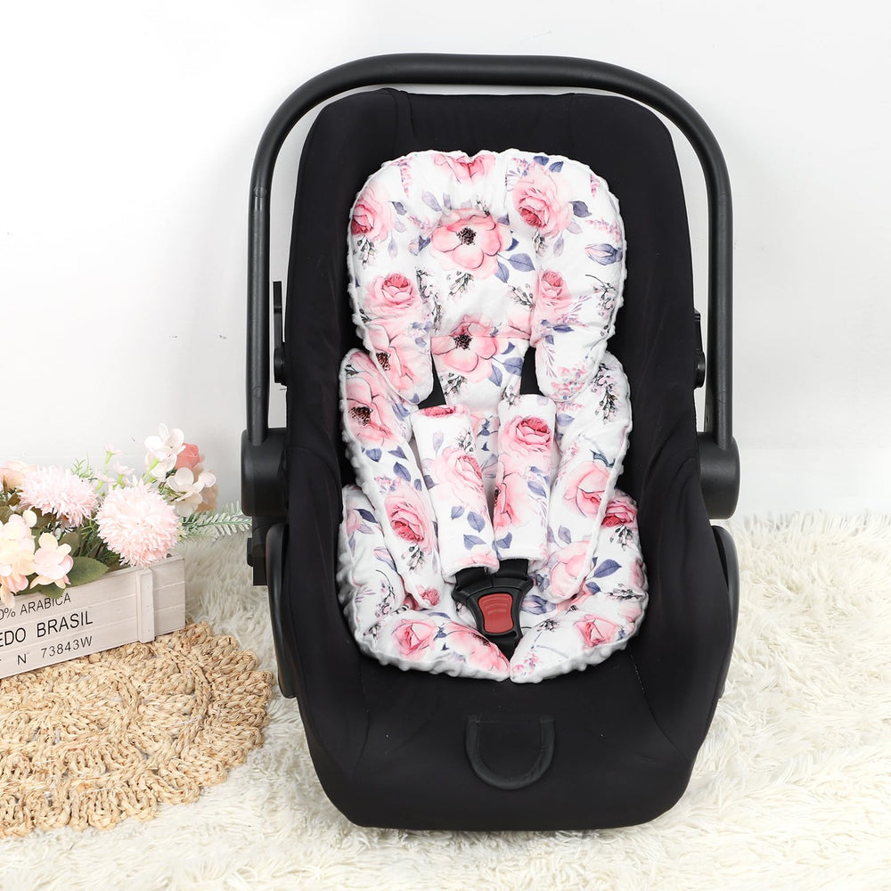 SWESEN infant car seat insert fits car seats, strollers, swings, and bouncers.