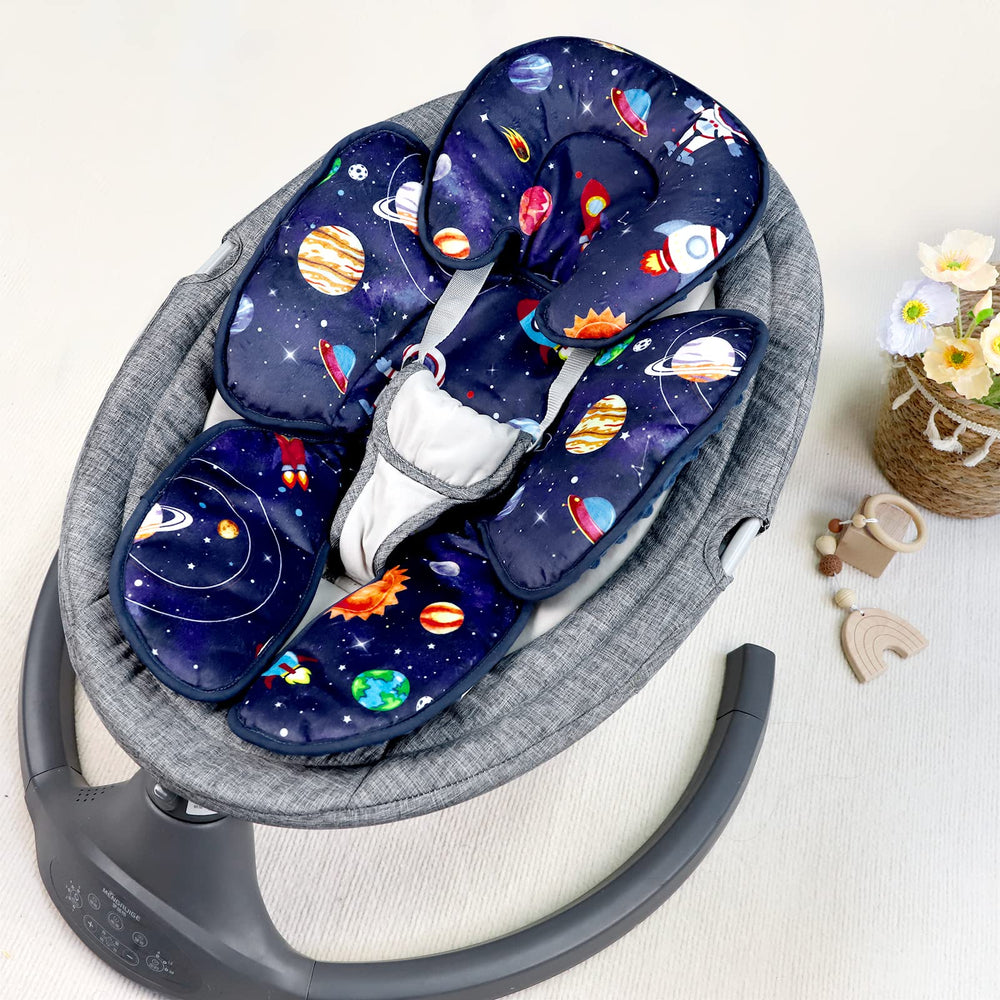 SWESEN insert fits most car seats, strollers, swings and bouncers for easy travel.