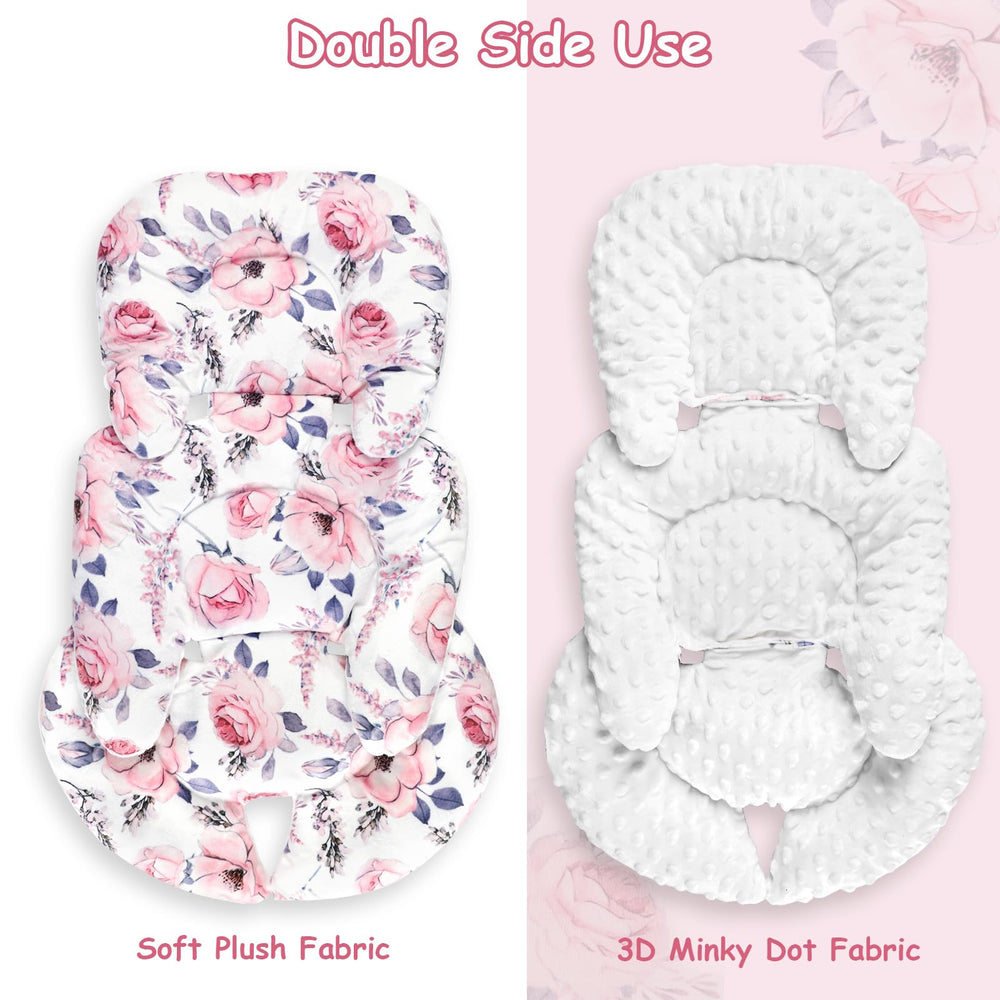 SWESEN infant car seat insert offers full body head neck and back support.