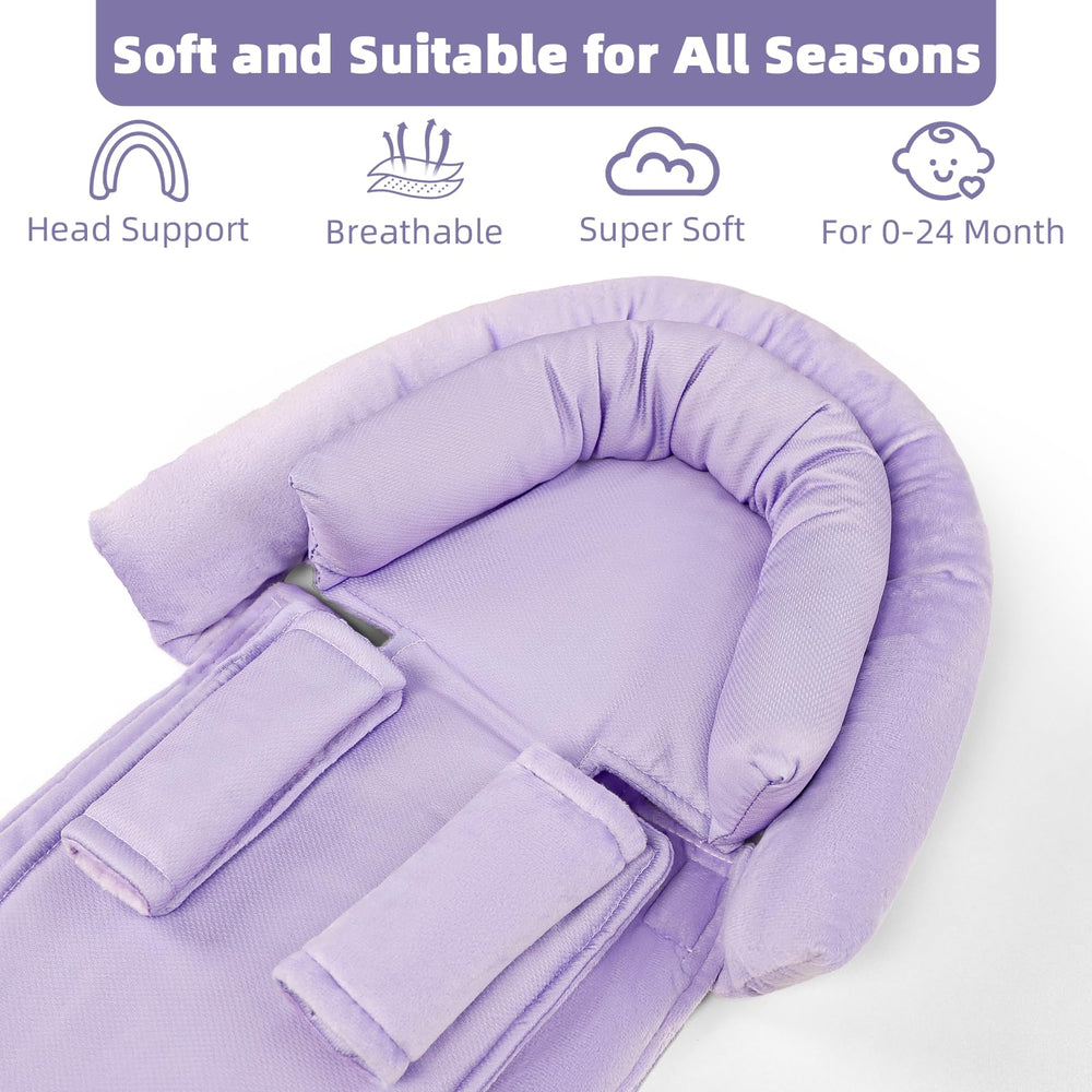SWESEN insert compatible with 3-point to 5-point harness systems.
