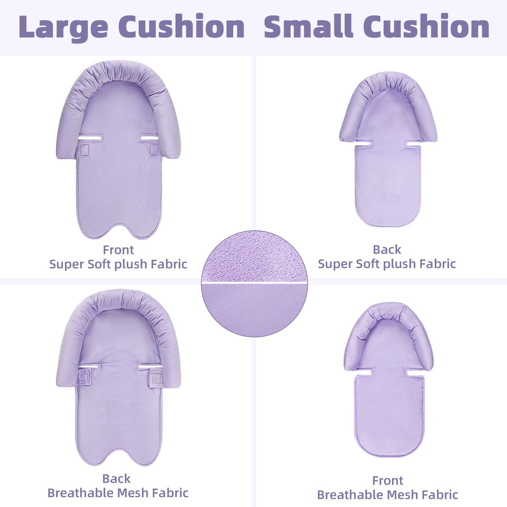 SWESEN insert size 20x13 inches fits most infant seats and carriers.
