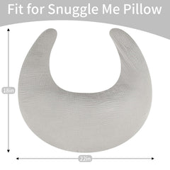 SWESEN nursing pillow cover breathable-lightweight fabric promotes ventilation and comfort.
