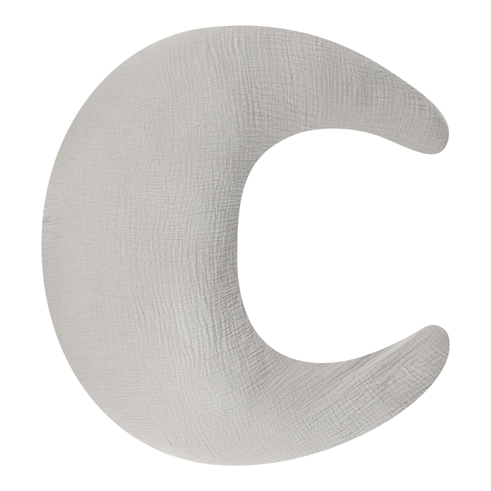 SWESEN nursing pillow cover soft-removable smoky-gray fabric for baby comfort.