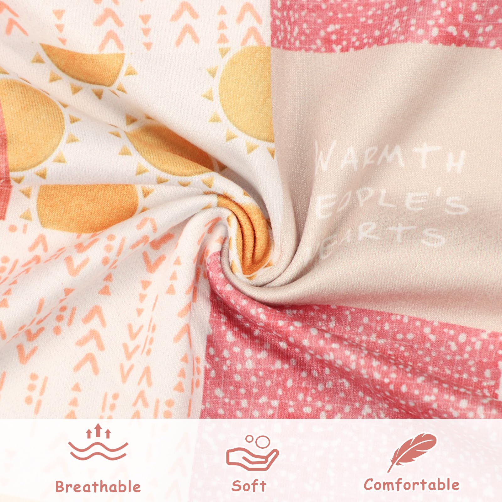 SWESEN nursing pillow cover stretches to snug universal fit for versatility.