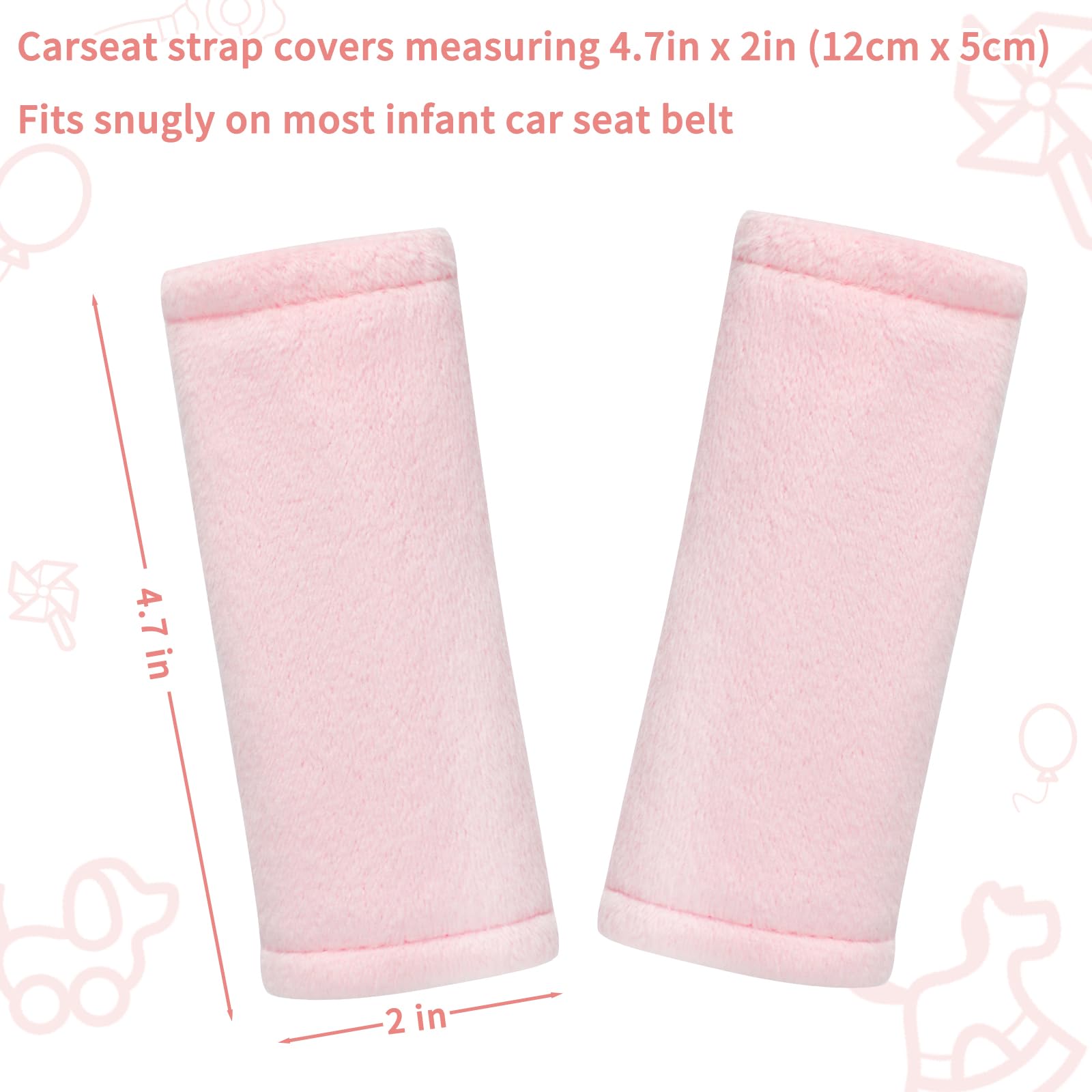 SWESEN shoulder padding soft mink fabric highlights luxurious softness for baby comfort