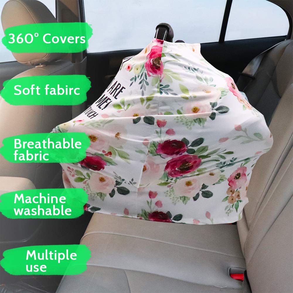 SWESEN stroller cover provides sun protection and a cozy private space.