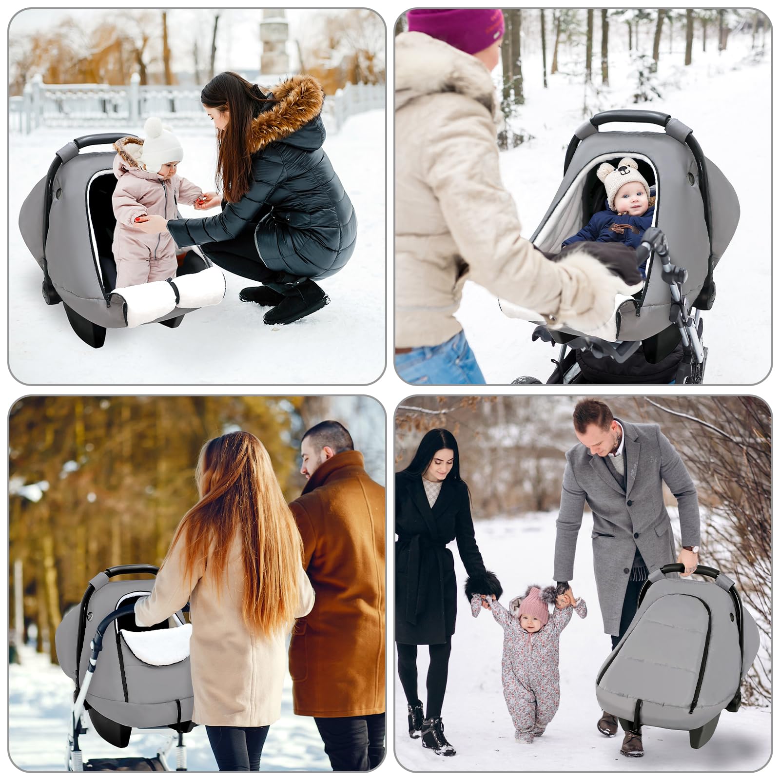 SWESEN Easy-installation design for quick setup on most infant seats