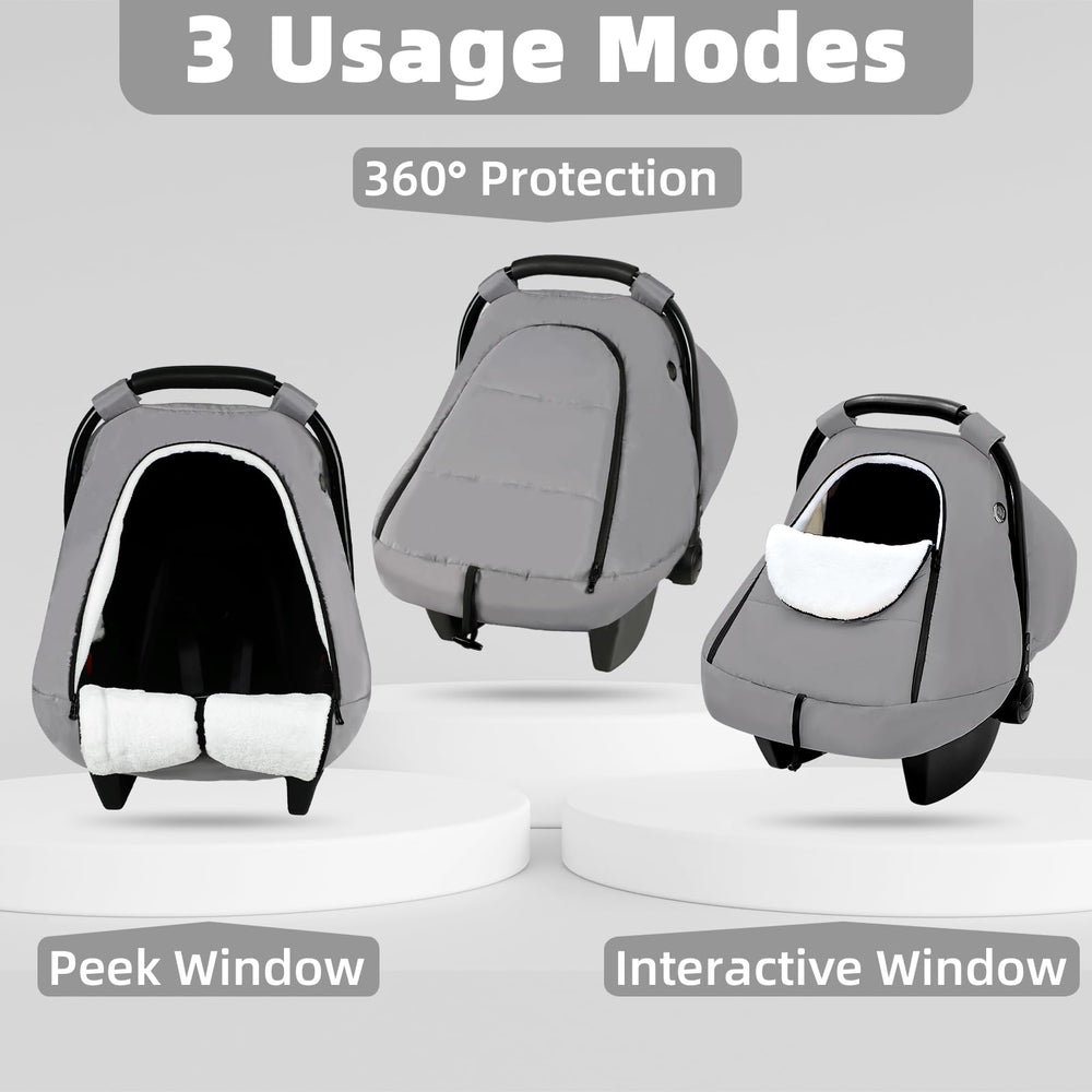 SWESEN Universal-fit with Velcro and elastic fits most car seats and strollers
