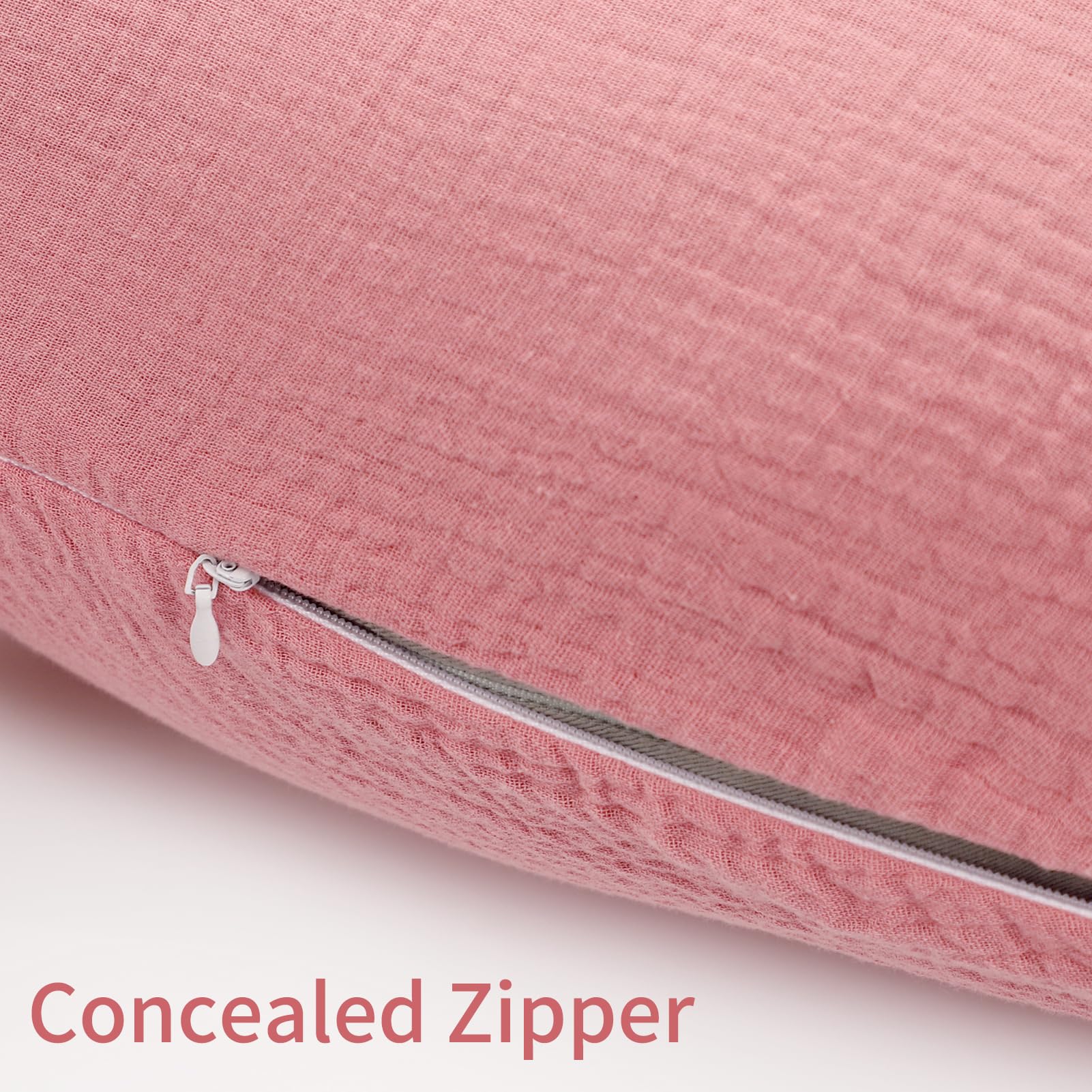 SWESEN pink muslin cover is soft and lightweight for baby comfort.