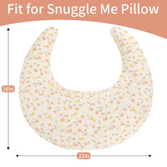 SWESEN muslin nursing pillow cover with concealed zipper prevents skin irritation during use.