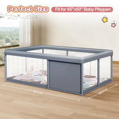 SWITMH playpen mat designed for outdoor use with boho pattern for playtime.