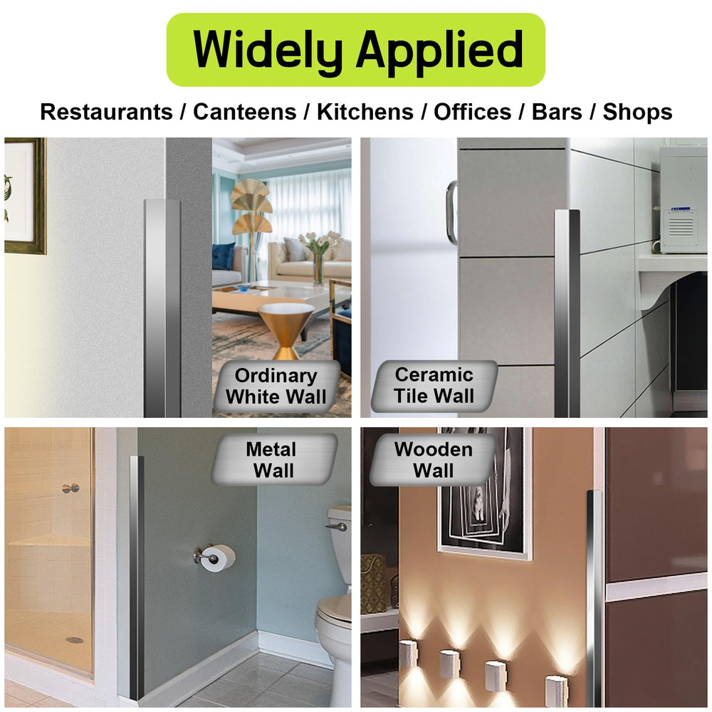 SWPEC dry-wall friendly corner guard fits tile and painted surfaces