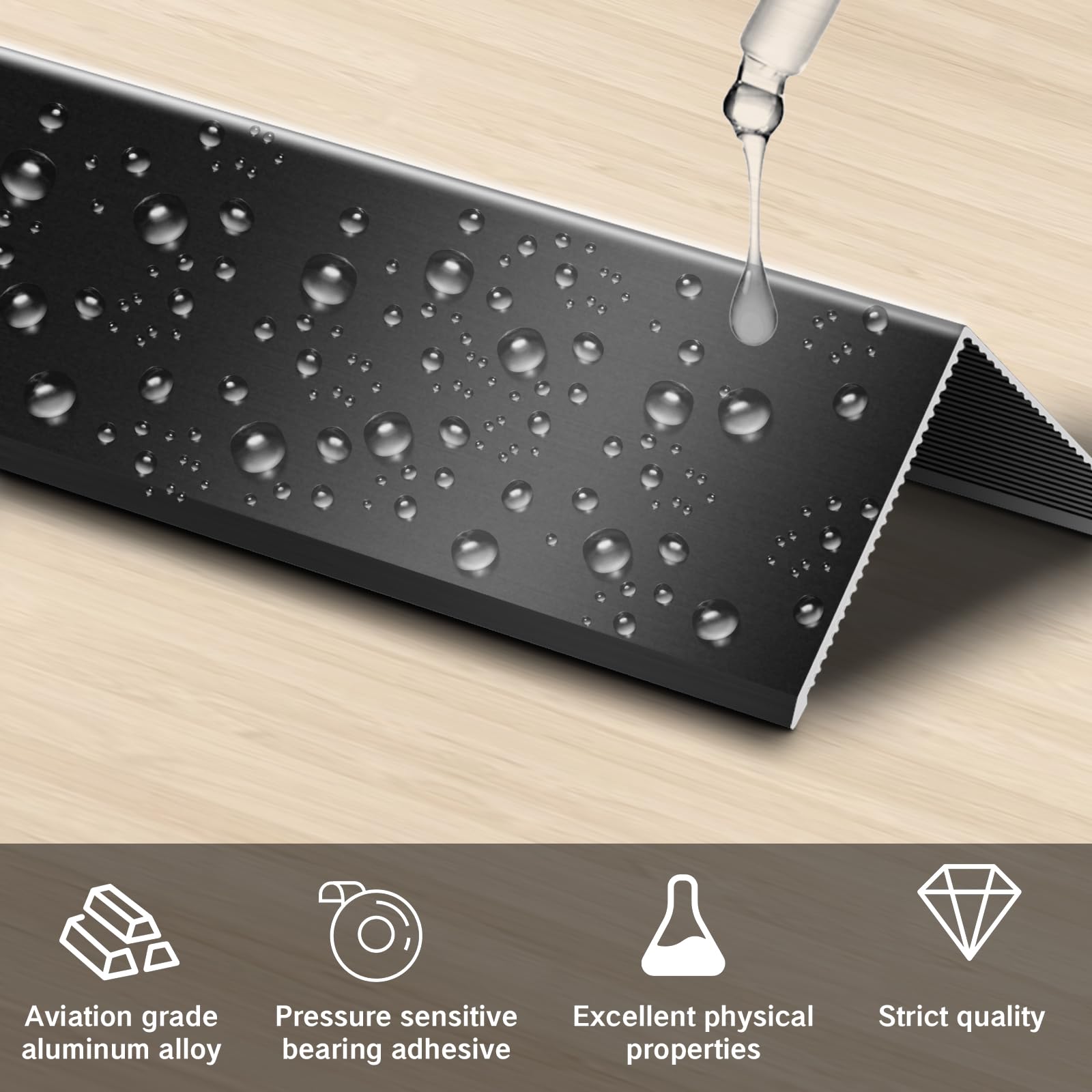 SWPEC easy installation highlights no-mounting-holes with reliable adhesion.