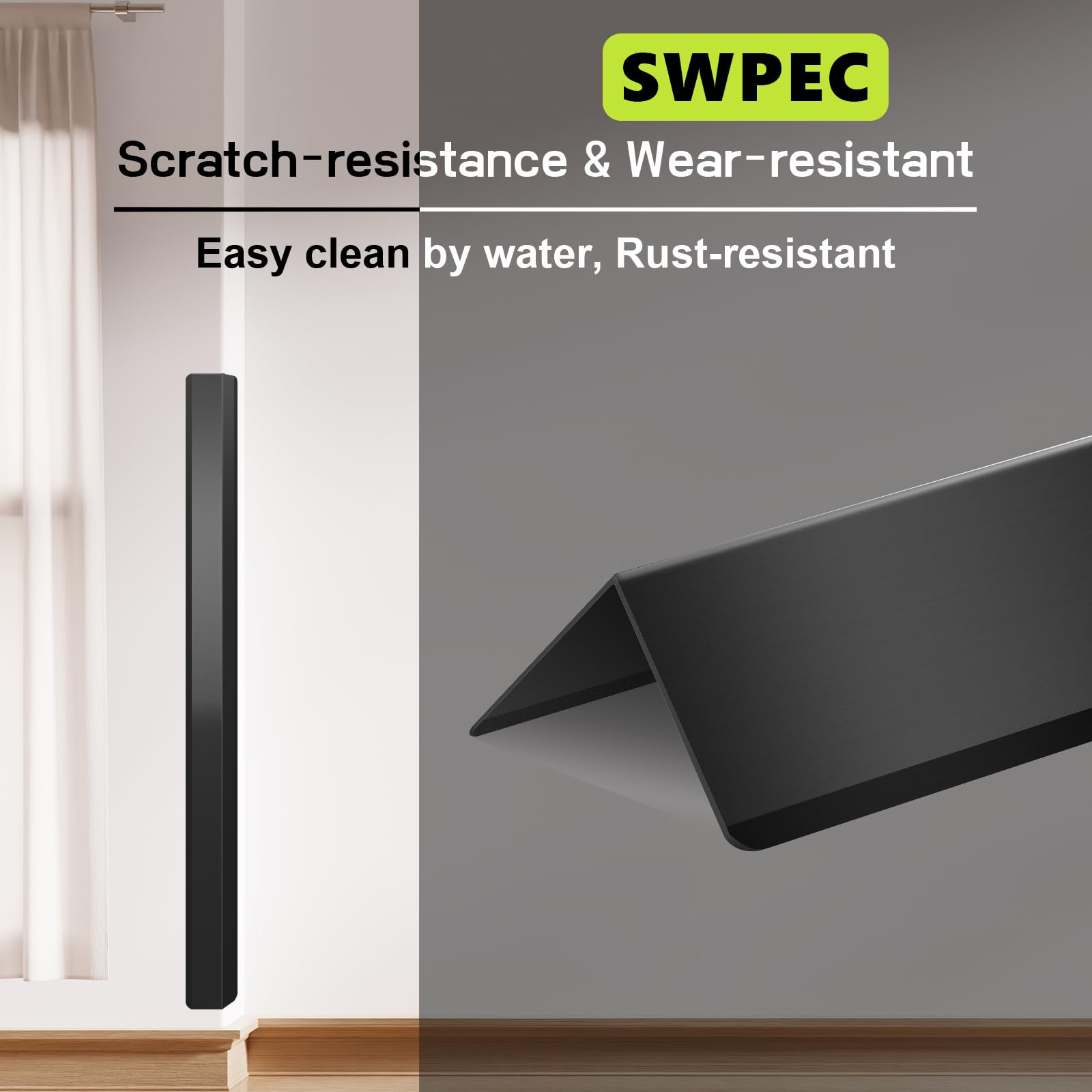 SWPEC six-pack of 2x2x48-inch corner guards for long runs