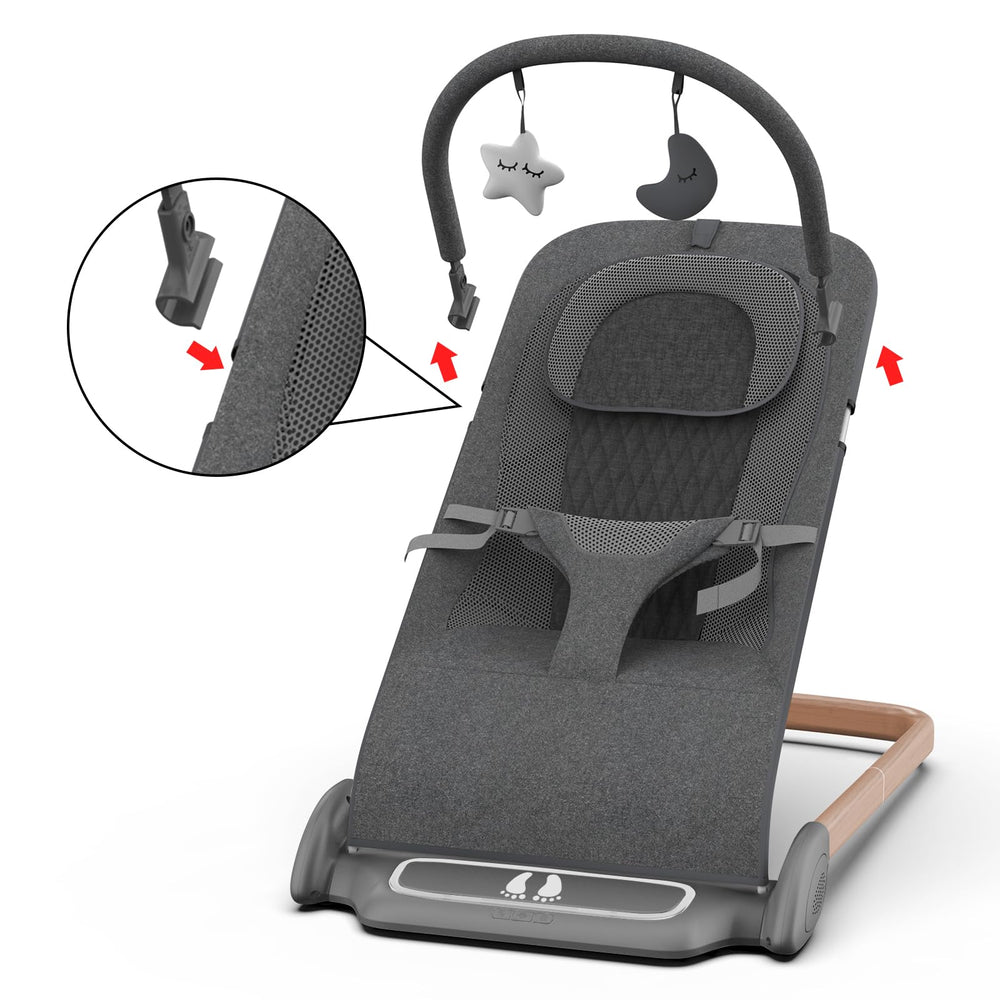 SYCYH baby bouncer seat washable cover shown for easy cleaning and quick refresh.