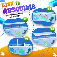 SYFIS extra large toys box folded flat to save space.