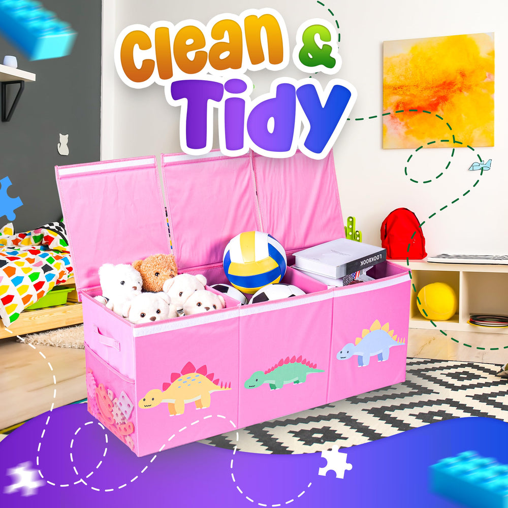 SYFIS Extra Large Toys Box in a playroom setup with easy access storage.