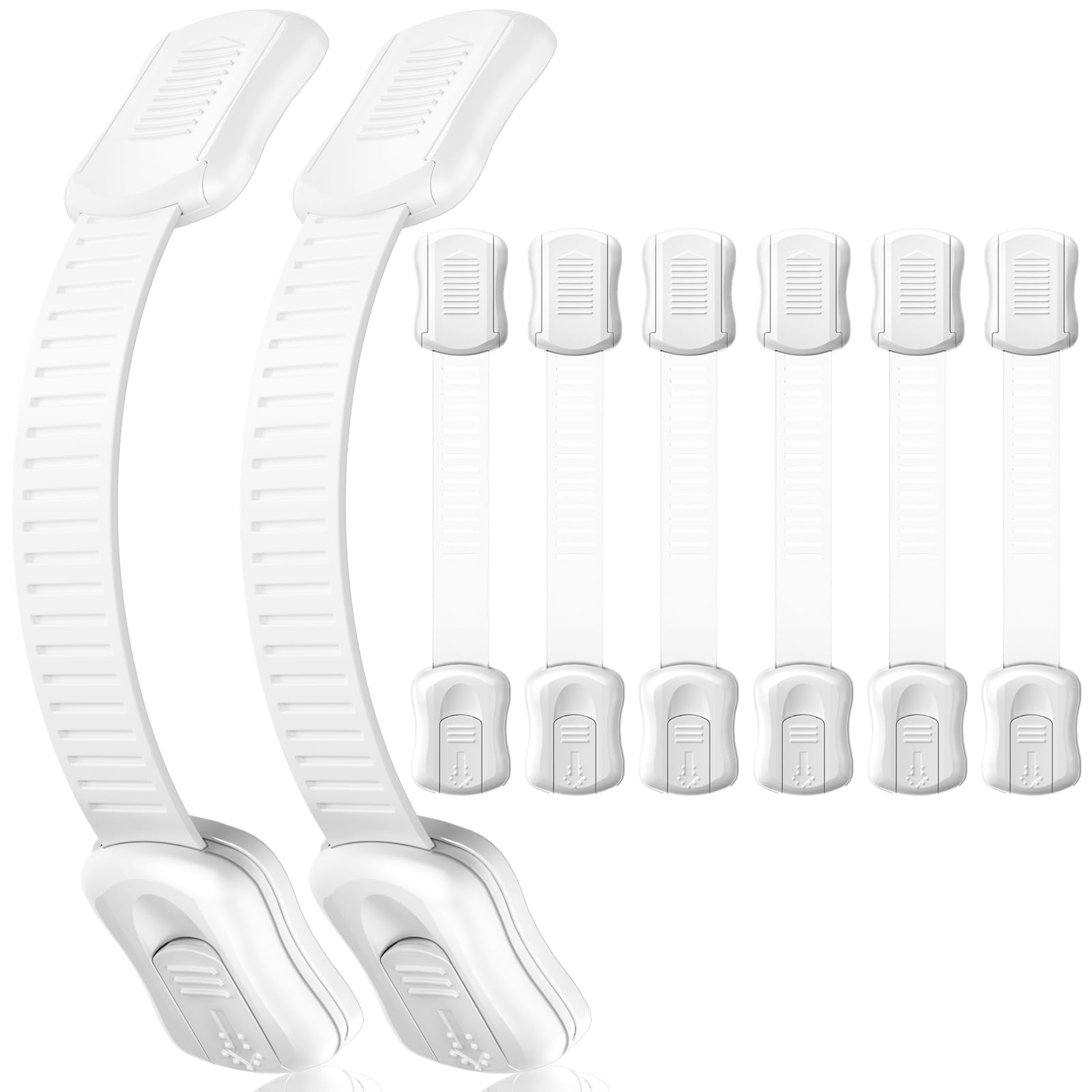 Syican 8-pack cabinet locks package, ideal for easy baby-proofing of cabinets.