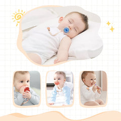 Symbolife Boho pacifier clip braided cotton pattern emphasizing unisex style for boys and girls
