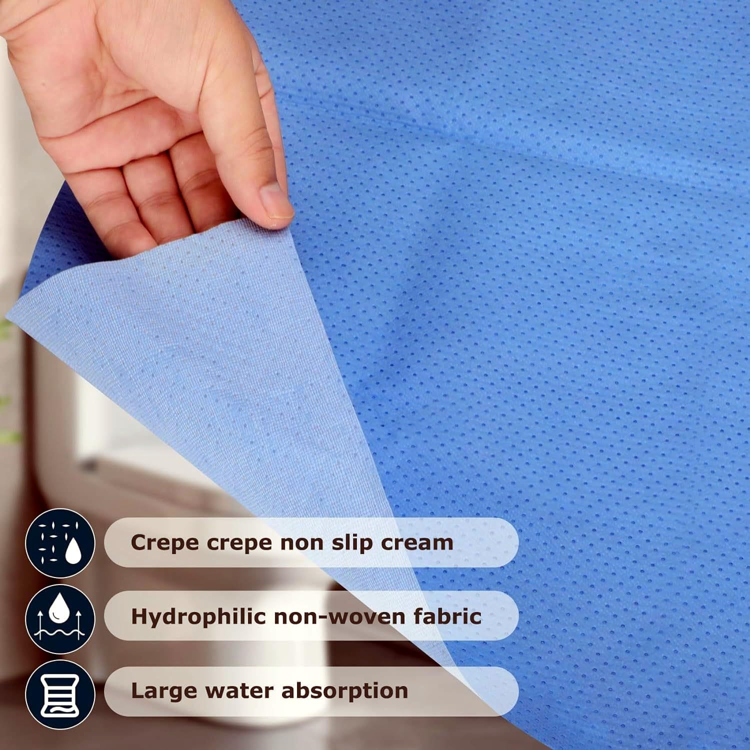 Easy disposal—simply replace a saturated mat with a fresh one.