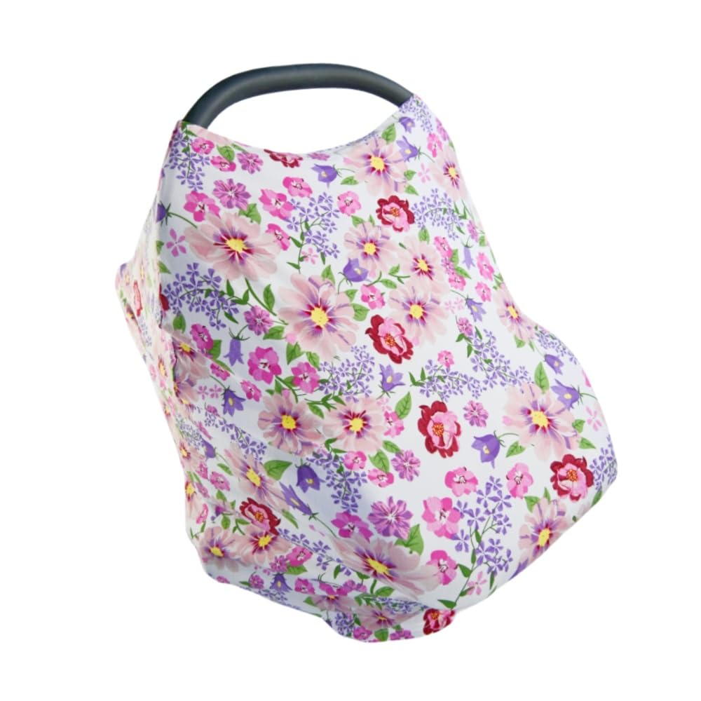 Synrroe 2-pack stroller canopy shields sun during outdoor strolls.