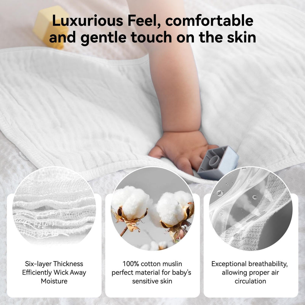 Synrroe four-pack burp cloths ready for everyday use.